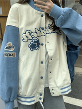 Collegejacke mit Vintage-Stickerei